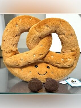 Jellycat Amuseables Pretzel Stuffed Plushie- Authentic & Brand New